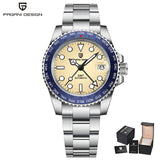 PAGANI DESIGN GMT NH34 Luxury Men Mechanical Wristwatch Ceramic Bezel Waterproof Automatic Watches Men's Business Reloj Hombre