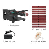 350W Electric Sanding Polishing Mini Grinding Sander Grinder Small Sand-belt hine With 30MM Belt