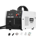 5000W 200A No Gas Small Semi-automatic for MIG Welder Flux Core Wire Gasless Welding hine Inverter