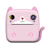 2.4 Inch IPS Display Digital Children Camera Instant Print Photo HD 1080P with Thermal Paper Cartoon Toys for Girls Boys Aged 3+