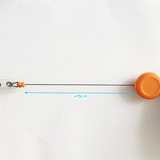 50 Pcs Retractable Reel Clips Mixed Solid Color Nurse Students Doctor Badge Holder for Hanging ID Card