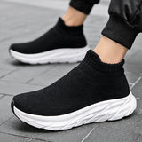 Warm cotton women's new style with plush couple's casual sports shoes, men's mid top socks, and lightweight shoe covers