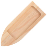 DIY Wood Boat Model Decorative Wood Boat Craft Desktop Wooden Boat Canoe Decor