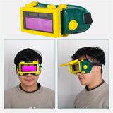 Argon Arc Tig Welding Solar Energy Automatic Dimming Welder Mask Helmet Special Anti-glare Glasses tools Safety Goggles