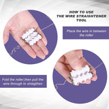 2 Pieces Nylon Jewelry Floral Wire Straightener Wrapping Tools