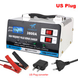 Fast US EU Plug Full Automatic Car Chargers For Lead Acid Repair Battery Charger 12V 24V 300W Electronic