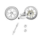 For 1/8 Kyosho NSR500 Aluminum Alloy Swing Arm & Front And Rear Hub RC Remote Control Motorcycle Replacement Accessories