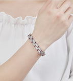 Women's Emerald Black Coffee Ruby Bracelet