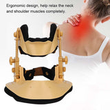 Adjustable Cervical Traction Device Pain Relive Collar Fixation Neck Care Recover Tool