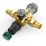 DN15/DN20 Adjustable Water Pressure Reducing With Gauge Prefilter Regulator Relief Maintaining Regulating Vae