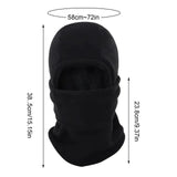 Windproof Warm Neck Gaiter Soft Winter Cold Weather Hat Ski Masque Fleece ed Full Face Cover