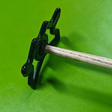 Head Billiards Cue Bridge Professional Stick Holder Pool Table Accessory for Games Home Clubs Parties