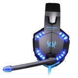 Game cable headphones with condenser microphone, 3.5mm socket, volume control, and sound insulation