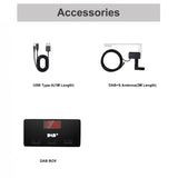 DAB + Antenna with USB Adapter Android Stereo Player Car GPS DAB+ Signal Receiver for Universal