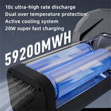 X64 Violent Air Blower Turbo Jet Handheld Brushless Motor Powerful Thrust 1.4kg/s 20W Wind Speed 240km/h Industrial Duct Fan