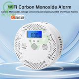 Tuya WiFi Smart Carbon Monoxide Leakage Detector Electrochemical Sensor LCD Screen Sound Light Alarm Tester CO Meter