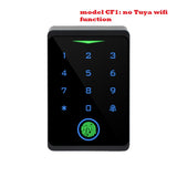 Tuya wifi Standalone Door 125KHz EM Card RFID & Biometric fingerprint Access Control Systems Products with Touch Keypad