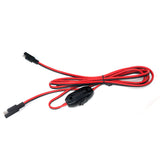 180cm 14AWG TO SAE Quick Disconnect Extension Cable 2 Pin Connection Cord Plug for Camp Trailer Solar Panels Battrey