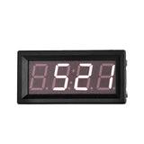 0.56" Digital 5~60v Voltmeter Clock Meter Inside / Outside Temperature Double Sensors for Automotive Motorcycle