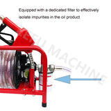 Electric Portable Fuel Dispenser Diesel Oil Self-Priming Transfer Pump Gun DC 12V 24V Refueling hine