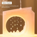 300ml Rain Clouds Aroma with 3 Colors Lamp Air Humidifier Essential Oil Diffuser Home Desktop Ultrasonic Sprayer