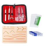 Students Suture Practice Kit Surgical With Skin Pad Model Tool Set Educational Training Teaching Equipment