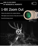 Digital Night Vision Hunting Riflescope Monoculars with 5 Crosshair WIFI Hotspot Tracking for Outdoor Night View Telescope Sight