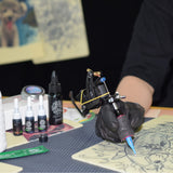 Tattoo Machine Kit Hygienic Safe Easy Install Disassemble Complete Tattoo Kit for Tattoo Artists for Beginners for Tattoo Shop