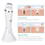 4 In 1 Electric Brush Waterproof Facial Massager Face Cleansing Device for Deep Cleaning Removal Blackhead Pore