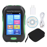 Optical Time Domain Reflectometer 1550nm 20dB 3.5in Touchable Screen OTDR Fiber Optic Tester 100?240V US Plug