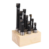 27Pcs Durable Hard Alloy Shank Bar Set Carbide Tipped Bars 12Mm 2 Inch 50Mm Boring Head For Lathe Milling