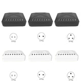 1 PCS Hub 8 Port Fast Charge Charging Desktop Dock Charger EU Plug Black