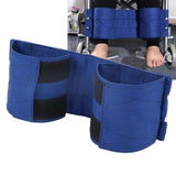 Portable Non-Slip Strap Adjustable Medical Seat Belt Wheelchair Leg Supporst Foot Rest Restraint Elderly Disabled