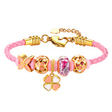 Creative Four Leaf Turf Rope Bracelet Women's Fashion