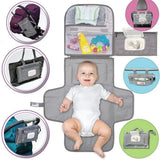 Waterproof Baby Portable With Pocket Travel Changing Station Kit Storaged Diaper Pad New