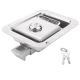 20X Paddle Slam With & Key Travel Trailer Lock Stainless Steel RV Door Flush Mount Handle Latch