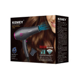 New Hair Dryer 3500W Powerful Electric Blow Dryers KEMEY KM-8219 Air Hairdryer Modeling Barber Salon Tools Hair Dryers Sets