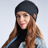 Bluetooth 5.0 Earphone Music Hat Winter Wireless Headphone Smart Headset Cap with Mic Sport Knitted Hats