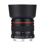 85Mm For Canon F1.8 Large Aperture Fixed Portrait ro Pure Manual Focus SLR Camera Lens