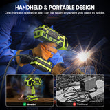 Upgraded Welding hine 110V Handheld with IGBT Inverter 6 Variable Current Adjustment, Portable ARC Welder Gun
