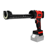 Cordless Caulking 10oz/300ml Electric Silicone 4 Adjustable Speed Adhesive Gun with LED Light for 18V Battery