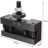 2Pcs Quick Change CNC Lathe Tool Post Turning Facing Holder for Lathes Tools-250-201 & 250-202