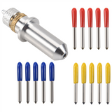 15 PCS 30/45/60 Degree Cutter Carbide Blades with Holder Blade Housing for Silhouette Cameo 3 Vinyl Cutting hines
