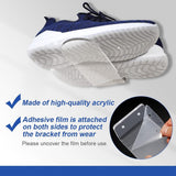 6 Pack Floating Shees,White Acrylic Wall Mounted Shoe Shees,for Display Collectible Shoe&Sneaker