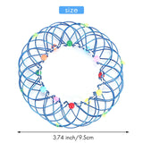 7PCS Mandala Flower Magic Loops Wire Fidget Toy Flexible Basket Soft Magical Toys For Adults Kids