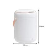 2.8L Capacity Portable Turbo Washing hine for Travel Home Dormitory Briefs Small Mini Underwear Sock Laundry Washer