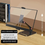Portable Monitor Holder for 12-17.3 Inch Screen No Drilg Phone Adjustable Laptop Gaming Expandable Desktop Clamp Stand