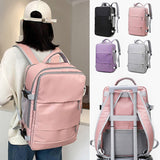 Women Fiess Large Capacity Oxford Yoga Backpack for Outdoor Sports Waterproof Bag Casual Rucack