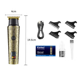 Rechargeable Shaver Beard Trimmer Km-2185 Carving Styling Salon Tools Electric Hair Trimmer  hair trimmer  clippers  barber
