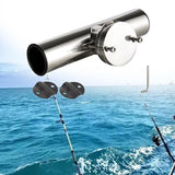 High Performance Adjustable Fishing Pole Rod Holder Stainless Steel for Truck Yacht RV Rails Boat